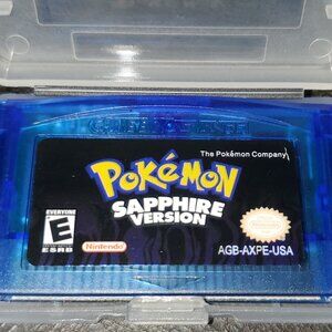 Pokemon Sapphire GBA Video Game Gameboy Advance